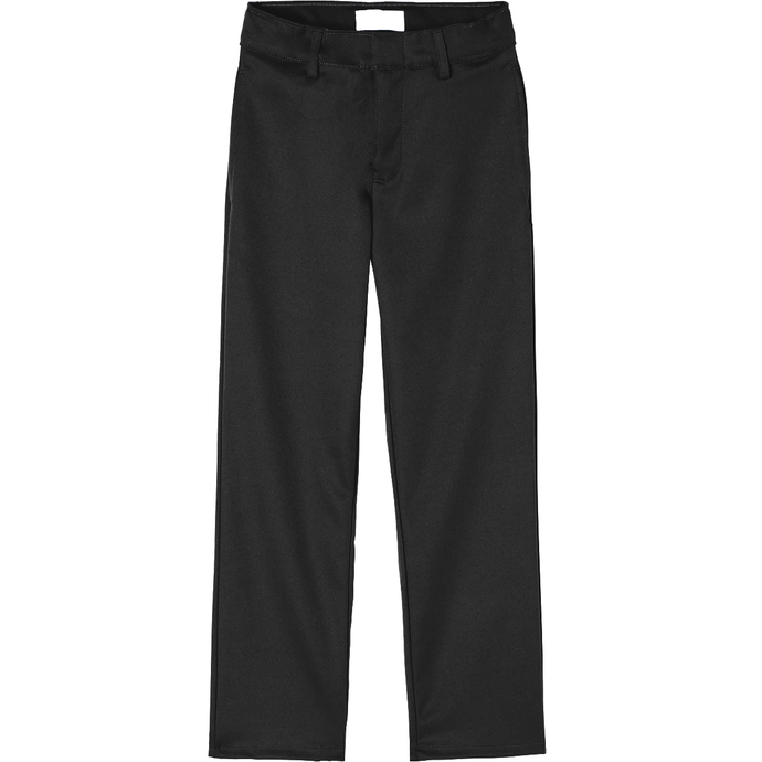 Boys Black Twill Flat Front Pants Mandatory for Formal Dress Grades PS-12