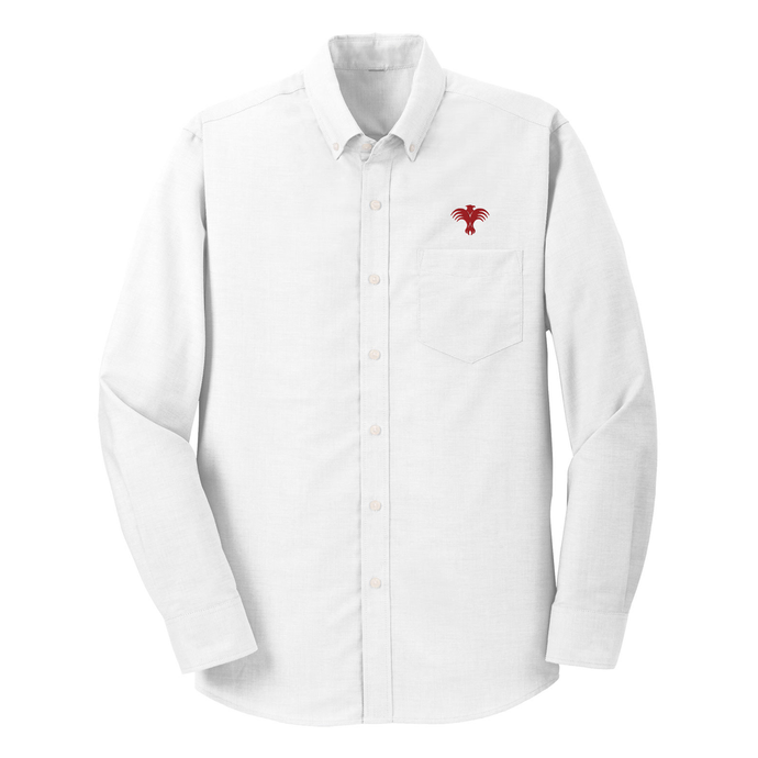 Long Sleeve Oxford Shirt w/ Palm Valley Embroidered Logo Mandatory for Formal Dress Grades PS-12