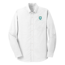 Load image into Gallery viewer, Basic Long Sleeve Oxford Shirt w/ The Academy of RB Fiberlok Logo
