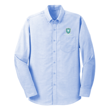 Load image into Gallery viewer, Basic Long Sleeve Oxford Shirt w/ The Academy of RB Fiberlok Logo
