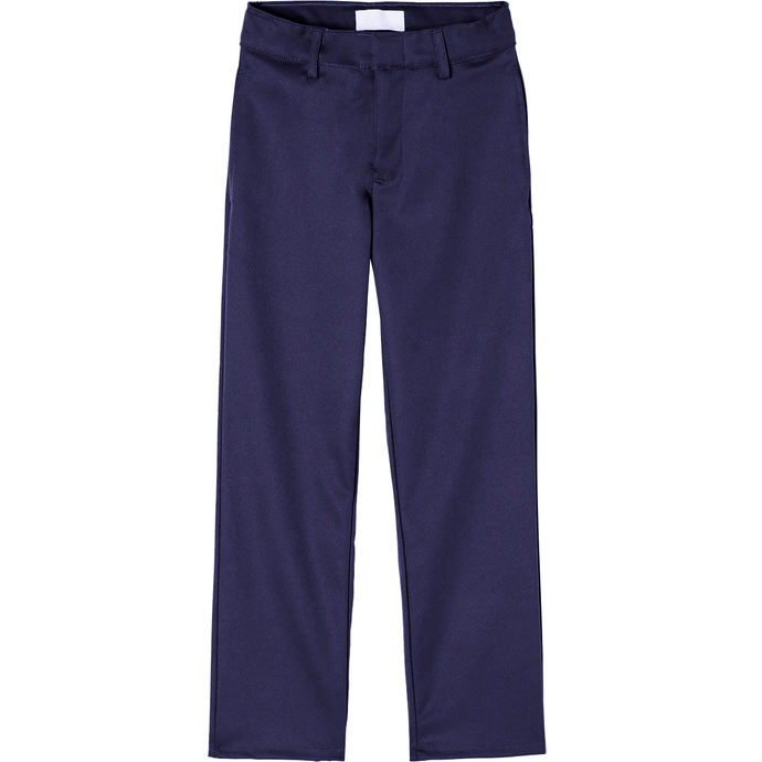 Boys Navy Twill Flat Front Pants Grades TK-8