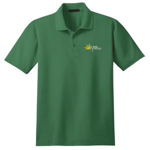 Basic Dri Fit Green Polo w/ Kings Embroidered Logo Grades K-8