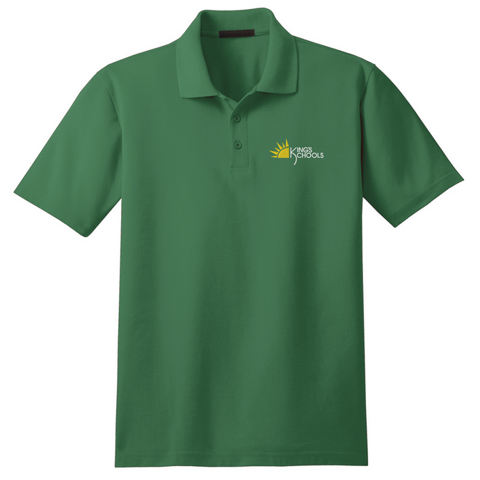 Basic Dri Fit Green Polo w/ Kings Embroidered Logo Grades K-8