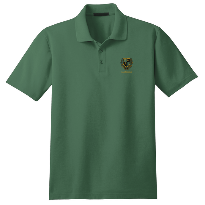 Basic Knit Polo w/ St. Theresa Embroidered Logo Grades K-8