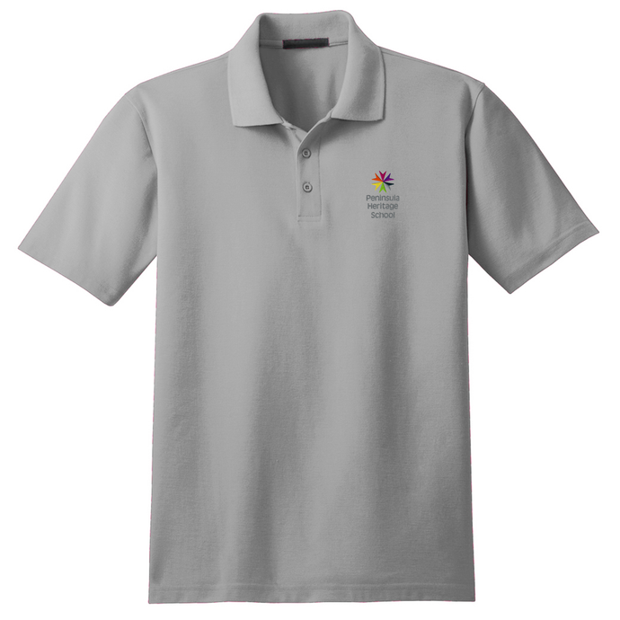 Basic Short Sleeve Polo w/ Peninsula Heritage Embroidered Logo