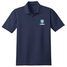 Load image into Gallery viewer, Basic Knit Polo w/ The Academy of RB Fiberlok Logo
