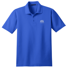 Load image into Gallery viewer, Basic Knit Polo w/ St. Thomas Embroidered Logo Grades TK-8
