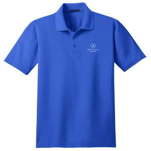 Basic Knit Polo w/ Desert Christian Embroidered Logo Grades K-12