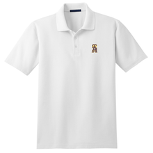 Load image into Gallery viewer, Knit Unisex Polo w/ St. Anthony Parish School logo Grades TK-8
