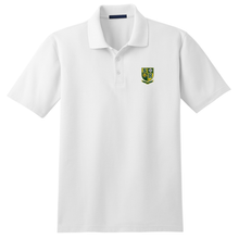 Load image into Gallery viewer, Basic Knit Polo w/ St. Hilary Embroidered Logo Grades TK-8
