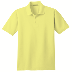 Basic Knit Polo w/ Stockdale Fiberlok Logo