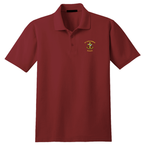 Basic Knit Polo w/ St. Philomena Embroidered Logo Grades TK-8