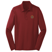 Load image into Gallery viewer, Basic Long Sleeve Knit Polo w/ Cantwell Sacred Heart Embroidered Logo Grades 9-12
