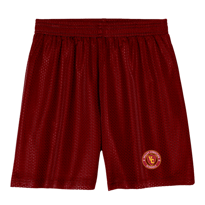PE Mesh Short w/ Valley Christian Cerritos Heat Seal Logo Grades 7-12
