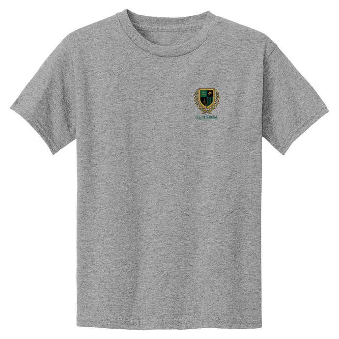 Dri-fit PE Shirt w/ St. Theresa Heatseal Logo Grades K-8