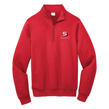 Load image into Gallery viewer, 1/4 Zip Sweatshirt w/ SJLS Embroidered Logo
