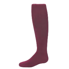 Burgundy Knee High Sock