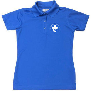 Girls Fitted Dri-Fit Polo w/SCLS logo