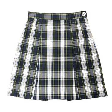St. Theresa 2 Pleat Plaid Skirt Mandatory for Mass Grades 4-8