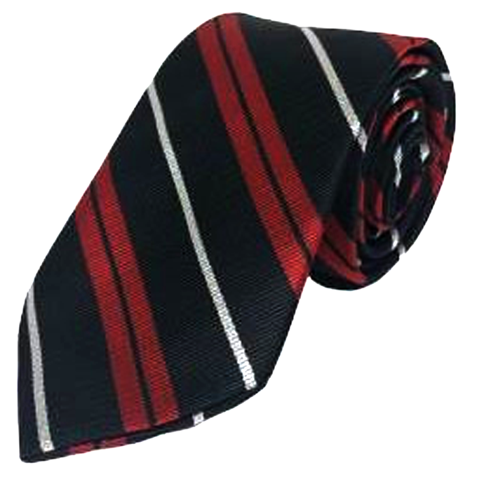 Holy Innocents Red/Black Striped Tie Mandatory for Mass Grades TK-12