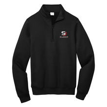 Load image into Gallery viewer, 1/4 Zip Sweatshirt w/ SJLS Embroidered Logo

