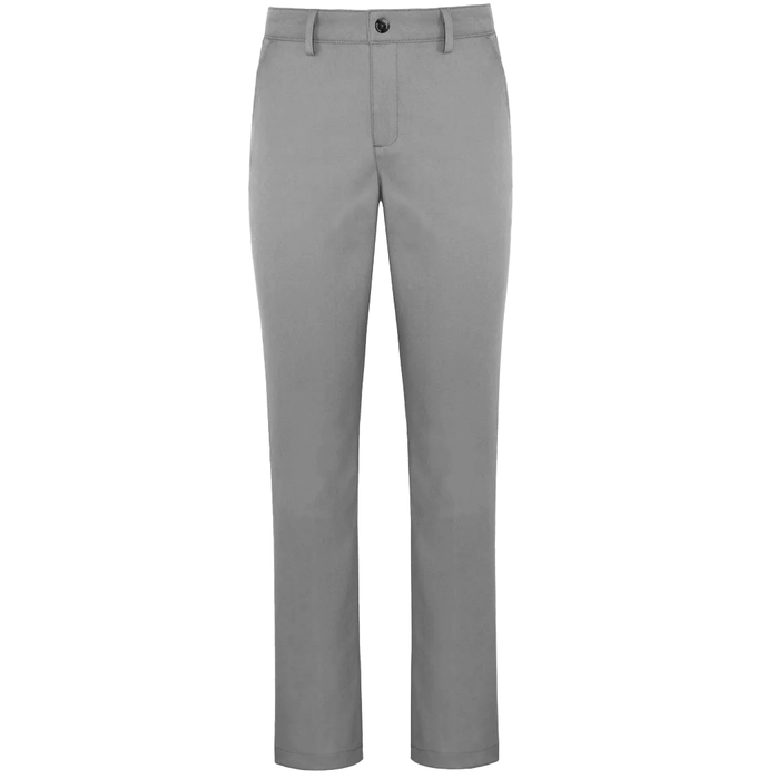 Girls Grey Twill Flat Front Pants Grades 9-12