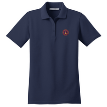 Load image into Gallery viewer, Girls Fitted Knit Polo w/Valley Christian Cerritos Fiberlock Logo
