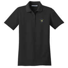 Load image into Gallery viewer, Girls Fitted Knit Polo w/ Hillcrest Embroidered Logo Grades K-12
