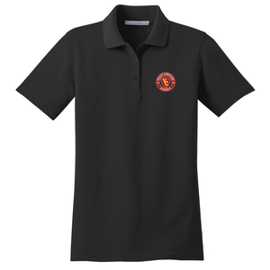 Girls Fitted Knit Polo w/Valley Christian Cerritos Fiberlock Logo