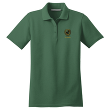 Load image into Gallery viewer, Girls Fitted Knit Polo w/ St. Theresa Embroidered Logo Grades K-8
