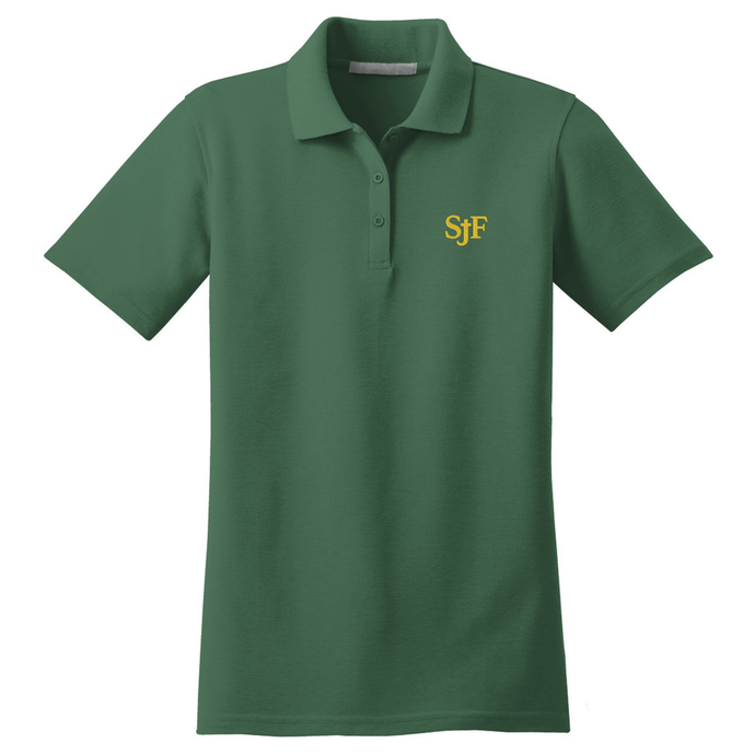 Girls Fitted Dri-fit Polo w/ St. John Fisher Embroidered Logo Grades TK-8