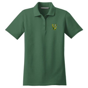 Girls Fitted Dri-fit Polo w/ St. Hilary Embroidered Logo Grades TK-8