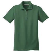 Load image into Gallery viewer, Girls Fitted Dri-fit Polo w/ Mt. Saint Mary Heat Seal Logo
