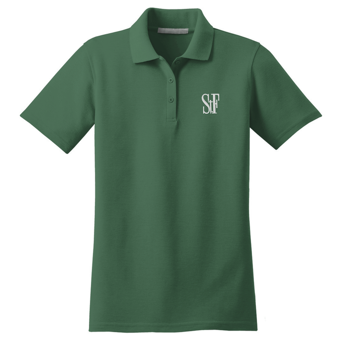 Girls Fitted Dri-fit Polo w/ St. Francis Embroidered Logo TK-8