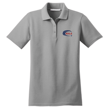 Load image into Gallery viewer, Girls Fitted Knit Polo w/ Riviera Hall Embroidered Logo Grades PK-8

