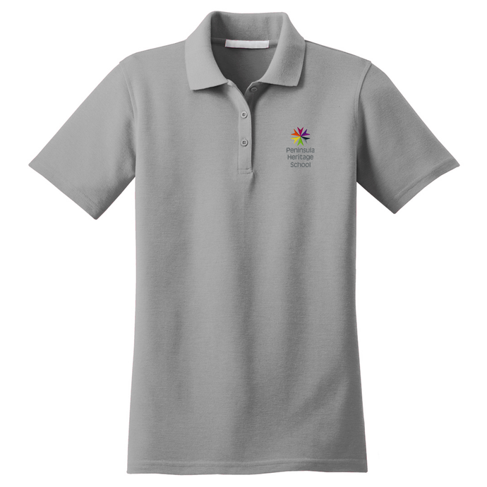 Women's Fitted Short Sleeve Polo w/ Peninsula Heritage Embroidered Logo