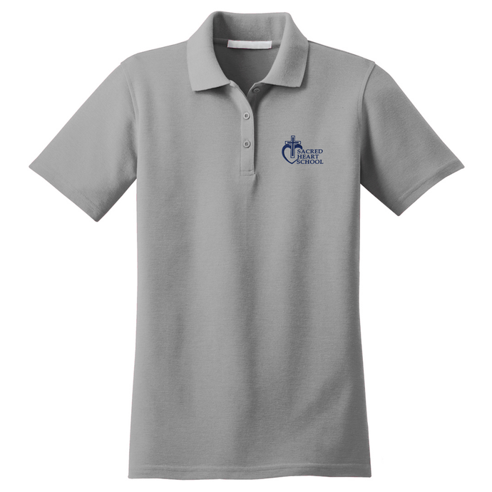 Girls Fitted Dri-fit Polo w/Sacred Heart Embroidered Logo Grades K-8
