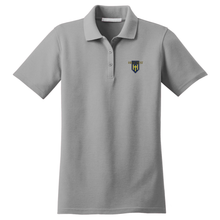 Load image into Gallery viewer, Girls Fitted Knit Polo w/ Hillcrest Embroidered Logo Grades K-12
