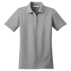 Girls Fitted Knit Polo w/ The Academy Preschool Fiberlock Logo