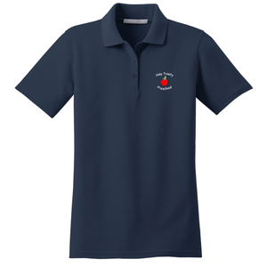 Girls Fitted Drifit Polo w/ Holy Trinity Preschool heat seal Logo