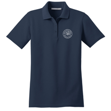 Load image into Gallery viewer, Girls Fitted Dri-fit Polo w/ American Martyrs Heat Seal Logo Grades 5-8
