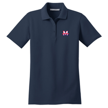 Load image into Gallery viewer, Girls Fitted Knit Polo w/ Maranatha Fiberlok Logo
