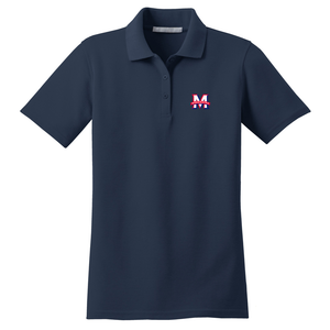 Girls Fitted Knit Polo w/ Maranatha Fiberlok Logo