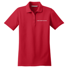Load image into Gallery viewer, Girls Fitted Knit Polo Carlthorp School
