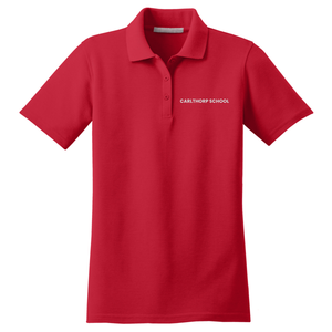 Girls Fitted Knit Polo Carlthorp School