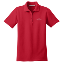 Load image into Gallery viewer, Girls Fitted Knit Polo w/Brookfield Embroidered Logo
