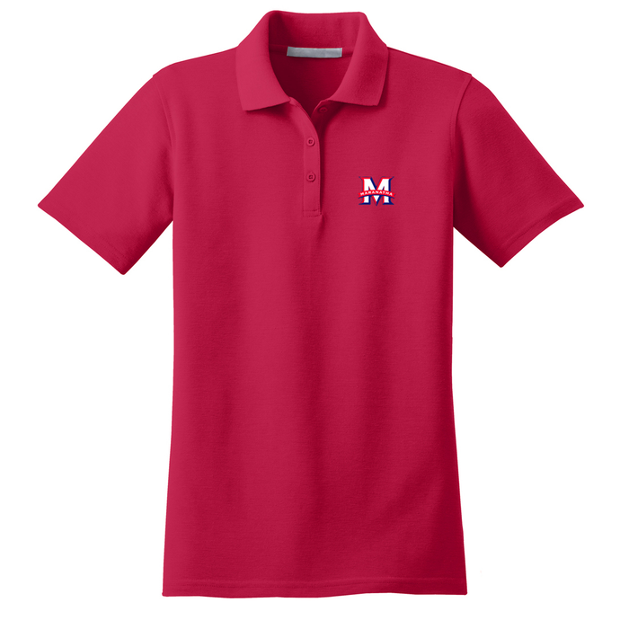 Girls Fitted Dri-fit Polo w/ Maranatha Fiberlok Logo