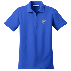 Girls Fitted Dri-fit Polo w/ Beatitudes Embroidered Logo Grades TK-8