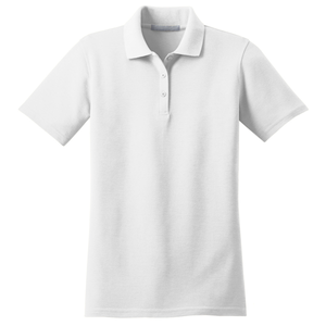 Girls Fitted Knit Polo w/ The Academy Preschool Fiberlock Logo