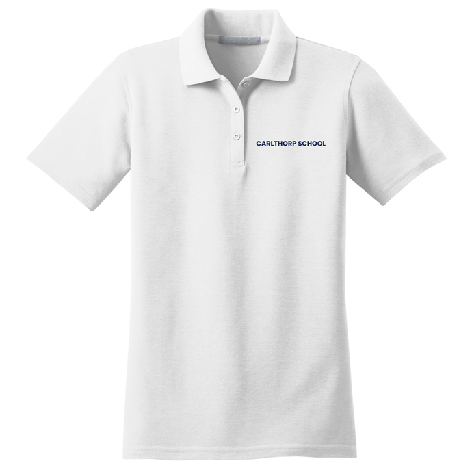 Girls Fitted Knit Polo Carlthorp School